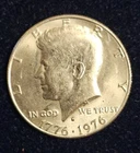 AU 1776-1976-D 50C Kennedy Half Dollar