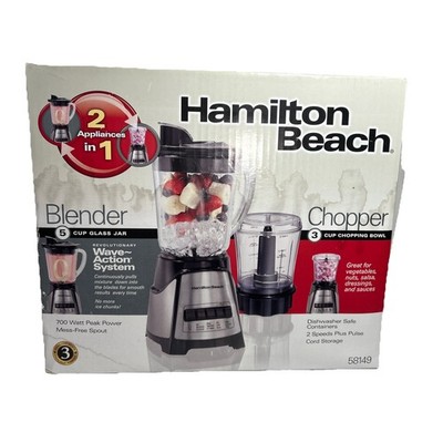Hamilton Beach 2-n-1 Blender and Chopper ( New Year Resolution Resource)