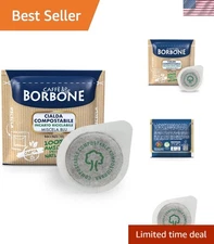 Caffe Borbone Espresso Paper Pods, Blue Blend, Medium Roast - 150 Count