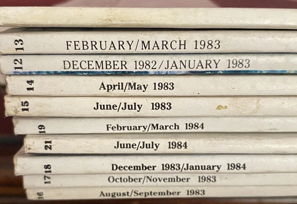 Lot 10 Magazines FINE HOMEBUILDING Charter Issue Feb/March 1981 - 1982 Foto 2 de 4