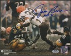JIM BROWN signed 8x10 photo (Browns - autograph) HOF inscrip - PSA/DNA certified
