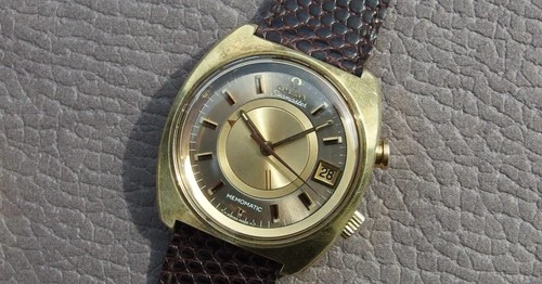 Omega Memomatic Seamaster 166.072 Watch Vintage Box Paper Diplomatic Privilege