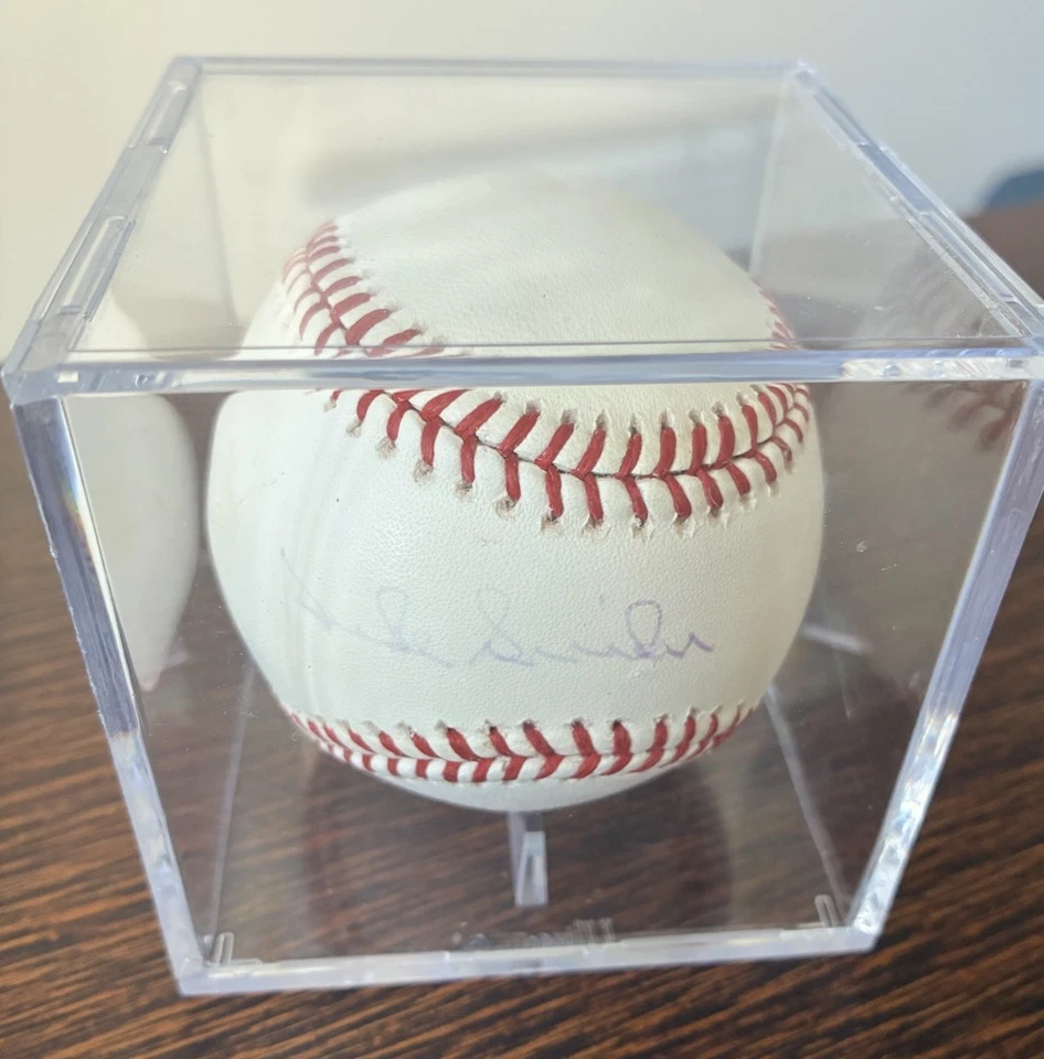 Duke Snider Autographed Baseball PSA Auth HOF Los Angeles Dodgers pen Faded LAD - Image 2 of 3