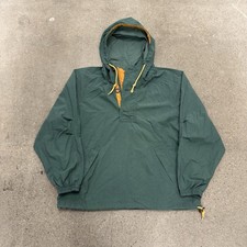Vintage GAP Green Hooded Pullover Anorak Size small