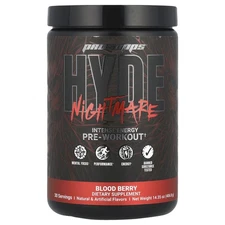 HYDE® Nightmare, Intense Energy Pre-Workout, Blood Berry, 14.35 oz (406.8 g)