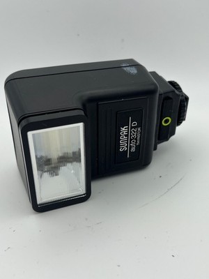 Sunpak Auto 322 D Thyristor Nikon Shoe Mount NE-1D Camera Flash (b0