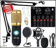 Vlogger Youtube Tiktok Podcast Recording Studio Equipment Kit Live PROFESSIONAL