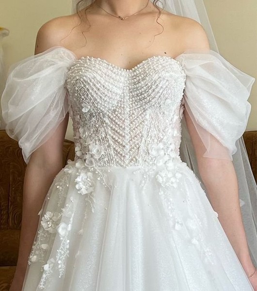 Women Wedding Dress White 36 / S / 44 #7LWY