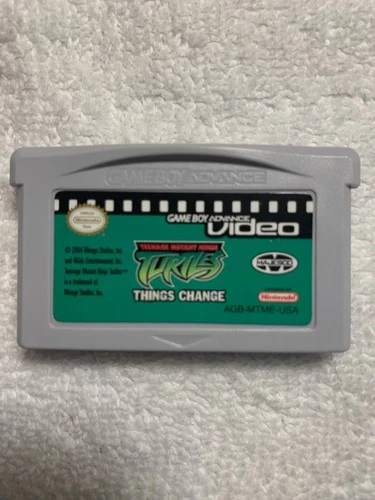 Teenage Mutant Ninja Turtles Things Change Game Boy Advance Video Nintendo GBA