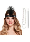1920's Flapper Lady Fancy Dress Costume Accessory Set