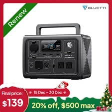 BLUETTI EB3A 600W 268Wh Portable Power Station Solar Generator for Travel Backup