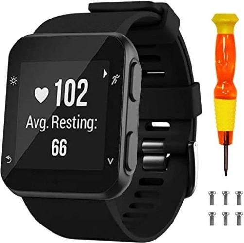 Silikon Armband für Garmin Forerunner 35 Sportuhr Ersatzband - Bild 3 von 4