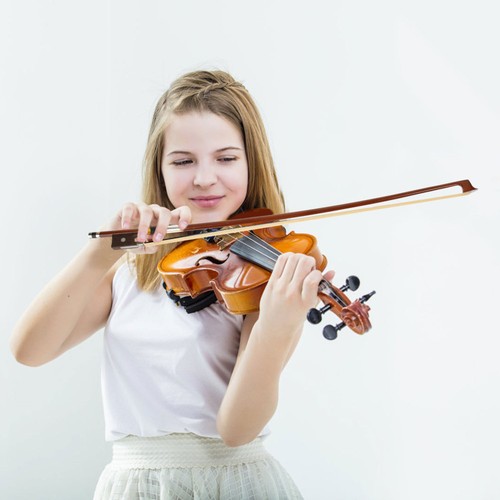 Arco per violino 2 conteggi 1/4 pianoforte per principianti studente violino arco per violino - Foto 4 di 12