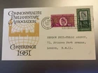GB STAMPS FIRST DAY COVER 1961 PARLIAMENTARY CONFERENCE SPECIAL SLOGAN