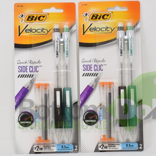 BIC Mpfscp21 Velocity Side Clic Mechanical Pencil With Refill for sale