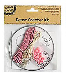 Dream Catcher Kit 4 Colours Wall Hanging Dreamcatcher Handmade Feather DIY Craft - Picture 3 of 5