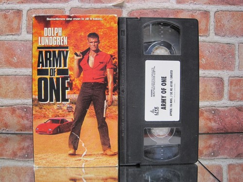 Army of One VHS (1994 Live Home Video) Dolph Lundgren - Picture 8 of 10