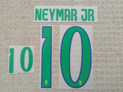 Brazil 2024 Neymar 10 Authentic Name Set - Adult Size | eBay