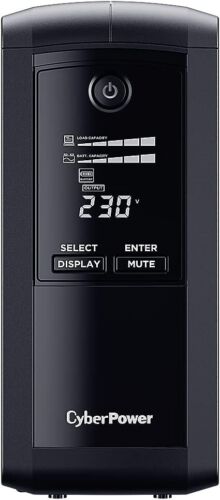 CyberPower Value Pro Tower Serial Port/USB/3 Outlet 1000 VA UPS for Home/Office - Picture 2 of 3