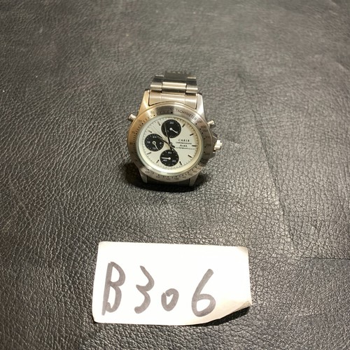 Vintage ALBA (SEIKO) CARIB CHRONOGRAPH Y189-7A10 QUARTZ PANDA MENS WATCH 112 - Picture 14 of 14
