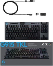 Logitech G915 TKL Tenkeyless Lightspeed Wireless Mechanical Gaming Keyboard