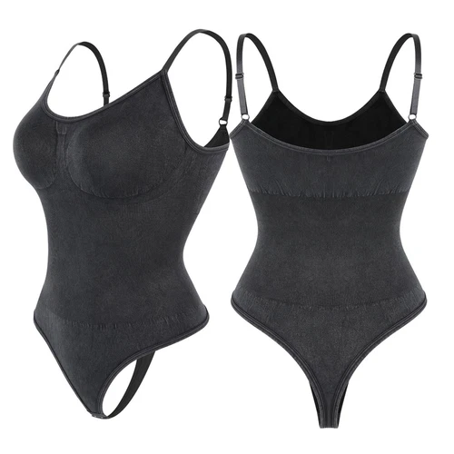 Women Shapewear Bodysuit Tummy Control Body Shaper Sculpting Snatched Waist Cami - Picture 45 of 48