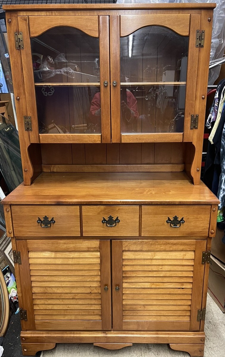 CB. Atkin Co. Knoxville Tn Vintage China Cabinet | eBay