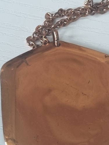 Collana vintage in rame martellato moda maltese fatta a mano - Foto 4 di 13