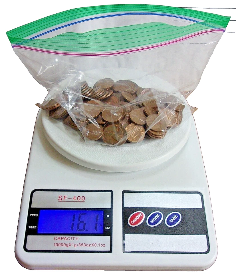 Bolsa de 1 libra de 95 % cobre Lincoln Pennys de 1959 a 1982 divertido tiempo buscando Foto 2 de 4