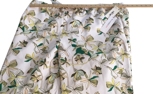 Liz Claiborne White Floral Pants Pull On Size XXL Comfort Summer Resort Wear - Picture 7 of 15