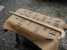 Vtg Wood Covered In Snake's Skin Walking Cane 36" Long