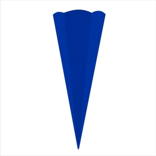 Goldbuch Bastelschultüte farbiger Buntkarton blau 21x67 cm - Bild 1 von 1