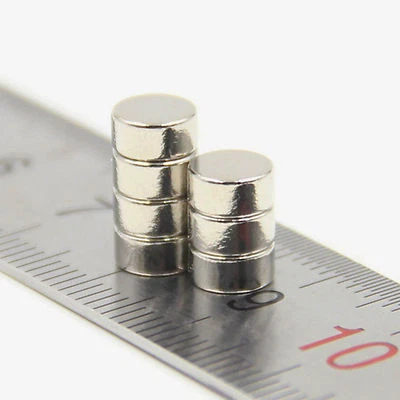 ECMAGNET Strong 7mm x 2mm Small Thin Neodymium Disc Cylinder 7 x 2 mm Magnets N52 Grade