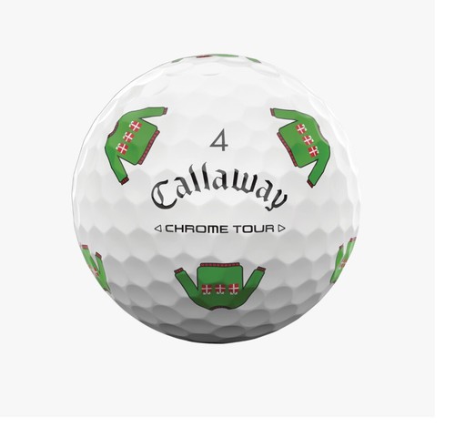 Callaway UGLY SWEATER HOLIDAY Limited Edition Golf Balls 4 Balls - Picture 2 of 8