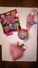 👑Lot 4~Girl's Gift Items~Jaru Blind Ball Toy~Lip Gloss~Clip-On Pom~Mermaid~4+