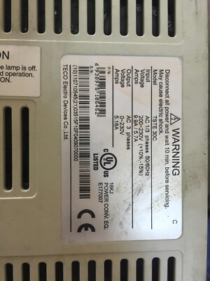 1PC  used TECO servo drive TSTE30C #T4