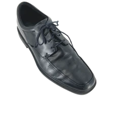 Men's Rockport Black Leather Casual Hydro-Shield Waterproof Oxford Shoes 10.5M