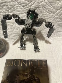 Lego Bionicle Toa Nuva Onua Nuva (8566) Complete Figure:working Arms, Cano,Instr
