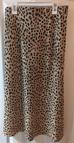 FALDA MIDI SANCTUARY PARA MUJER TODOS LOS DÍAS ESTAMPADA LÍNEA A BRONCEADA LEOPARDO TALLA XS - Imagen 3 de 6
