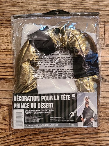 Halloween Costume - Desert Prince Headpiece / NEW - Picture 2 of 2