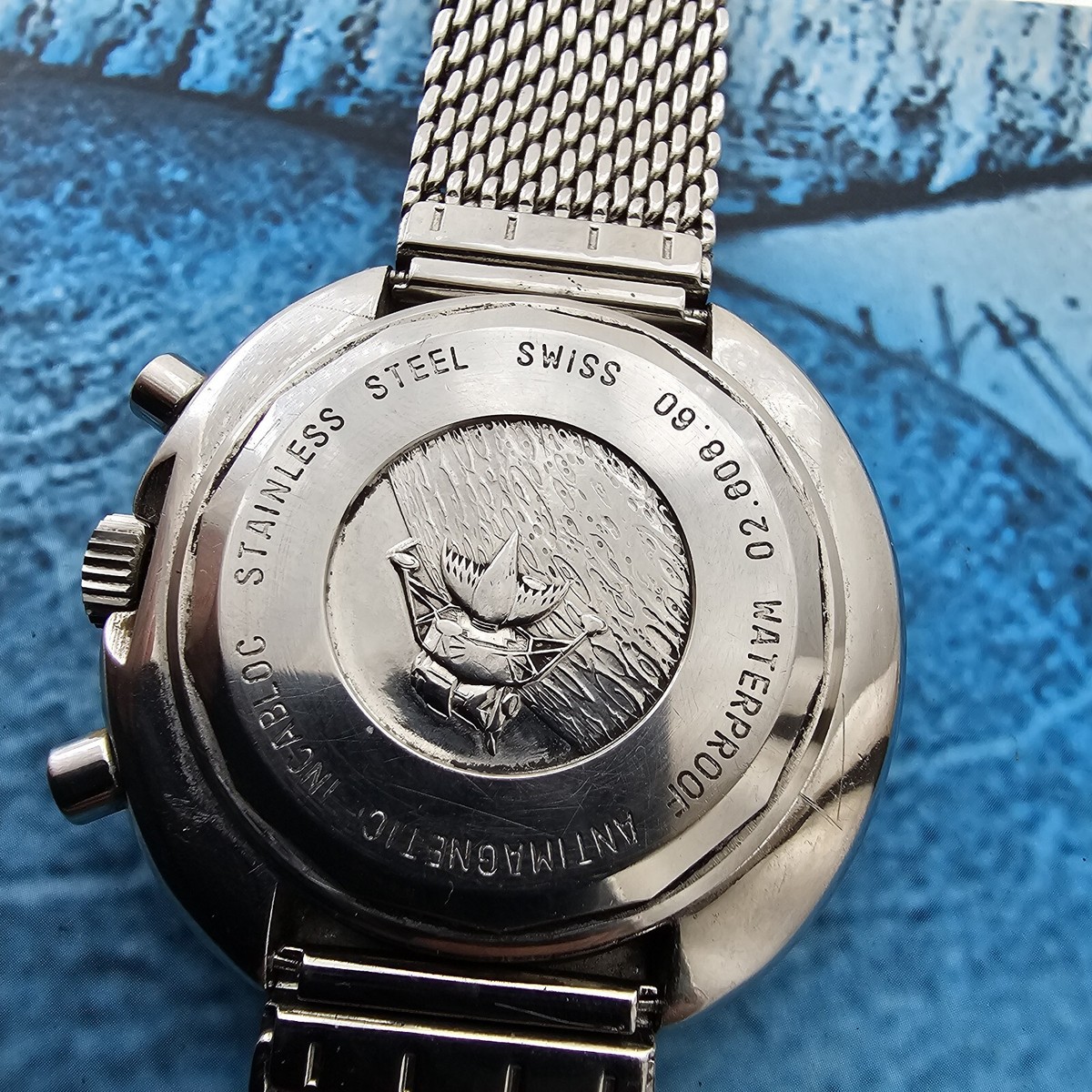 Boîtier De Montre Vintage Mondia Ultra Rare – Pour Homme, Charge Manuelle, Style Chronographe