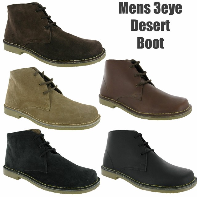 mens casual desert boots