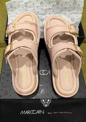 NWB! MARCCAIN Sandals Pink/Nude Size 41 or US 10