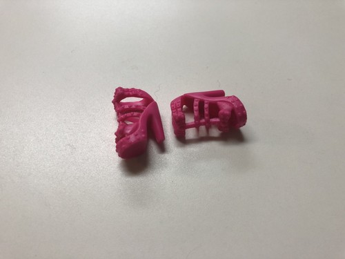 BARBIE HIGH HEELS DUNKELROSA MIT SCHLEIFEN MODE - Bild 5 von 6