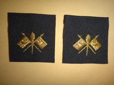 Lot De 2 PATCHES Du CORPS DES SIGNALS Militaires Des États-Unis