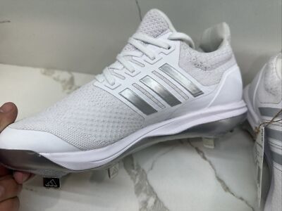 adidas Ultra Boost DNA 5.0 Baseball Cleat White Silver Men\'s Size 7 ID9622 Adidas | adidas Ultraboost DNA 5.0 ID9622 White-Silver Men main image 3
