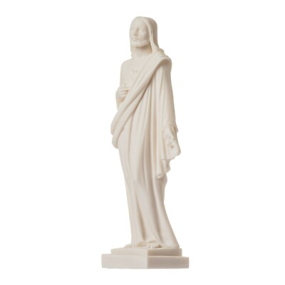Lord Jesus Christ Statue Alabaster 10''