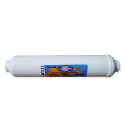 Omnipure K2553-BB Nitrate Removal Inline Water Filter 1/4FPT 