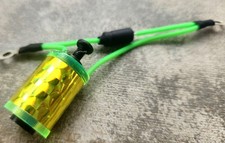 1.25" 8-32 Tattoo Machine 10 Wrap Single Coil Lime Washers Yellow Prism Neon USA