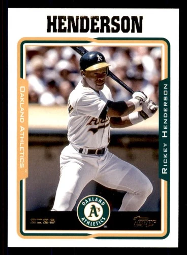 2025 Topps Archives #246 Rickey Henderson Oakland Athletics